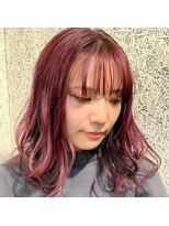 クラク 羽根木店(kuraku)&nbsp;ブリーチありのピンクカラー★