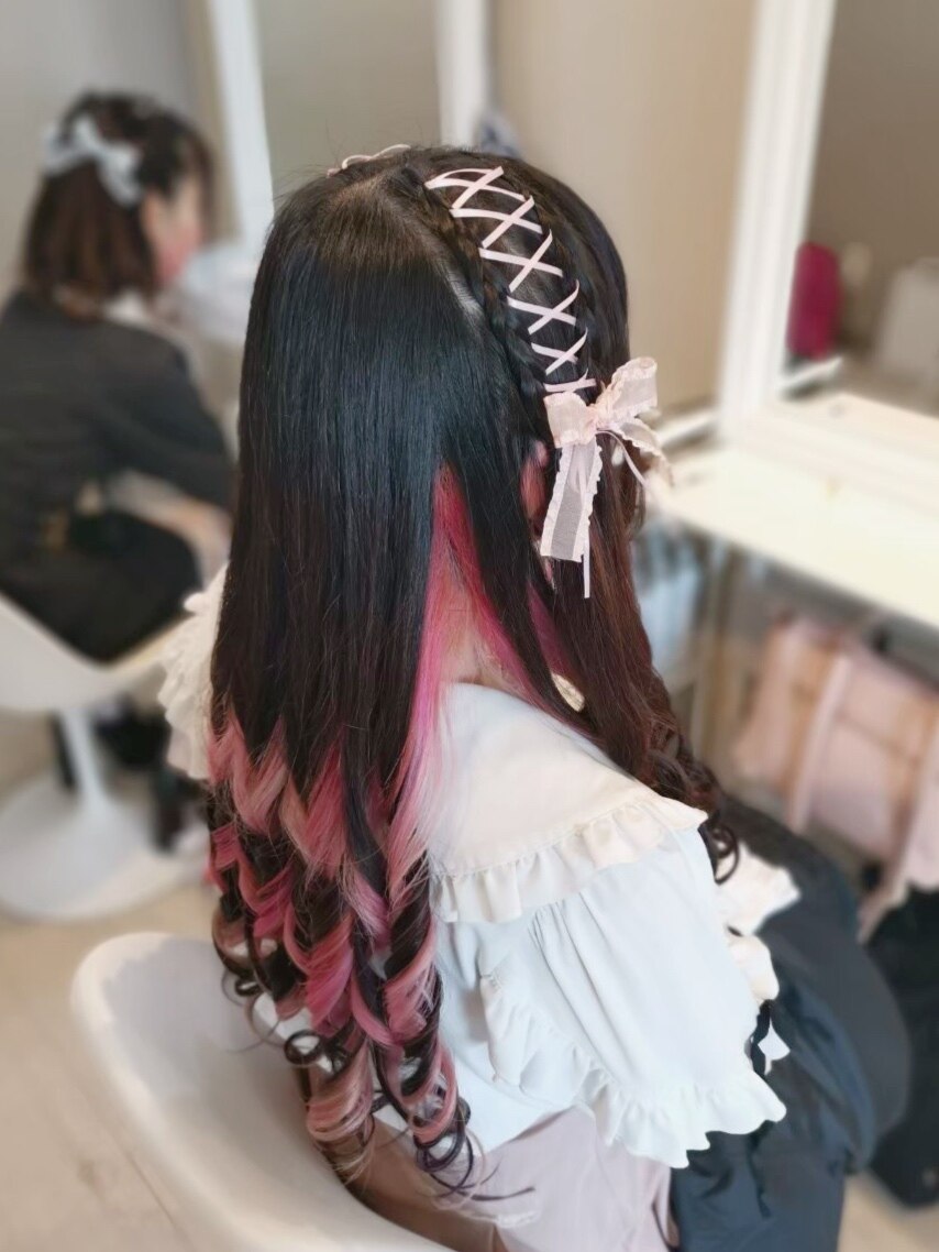サイドレースアップ：L179668516｜ヘアセットサロン ミント(Hair set