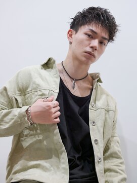 エムスラッシュ たまプラーザ(M.SLASH) ツーブロック男子ベリーショートアップバング*