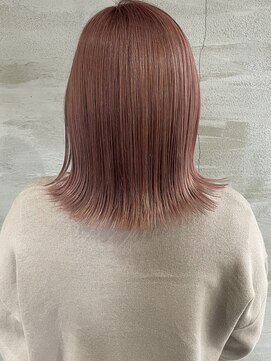 ヘアアンドビューティー クローバー(Hair&Beauty Clover) くびれボブ/ベージュピンク