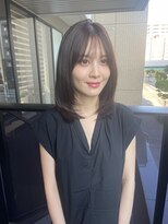 レアワンハナレ センター北美容院(lea/1 HANARE) ミディアムレイヤー