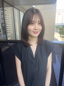 レアワンハナレ センター北美容院(lea/1 HANARE) ミディアムレイヤー