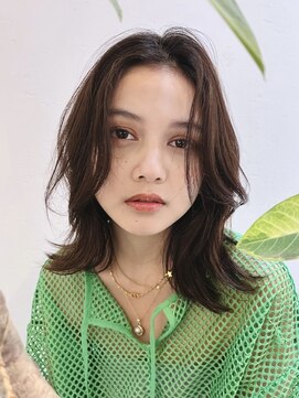 ヴィオットバイサロン(Viot by Salon) ミディレイヤー/シースルー2wayバング/大人ミディアムヘア/銀座