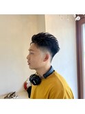 アップバングショート