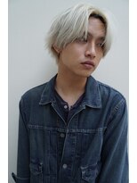 ルス 立川(LUZ) 【LUZ立川】メンズ+センターパート+ホワイトアッシュ★New Open