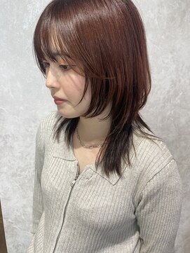 レプル(rEpLE) オレンジカラー×ウルフヘア