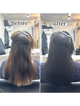 シュガー バイ エクラート 立川南口店(SUGAR by ECLART) 立川駅/立川南口/ショートボブ/白髪ぼかし/髪質改善/縮毛矯正