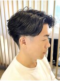 【Hale】ダークアッシュ/ニュアンスパーマNo1686韓国マッシュ