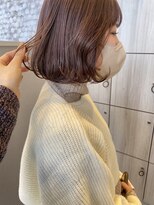 エムサロン ルームス(emusalon Room's)&nbsp;【Chigusa】ミディアムボブ/オレンジブラウン