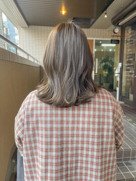 サロン シー(salon sea) salon sea 仙田 透け感オリーブ