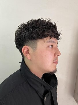 キャンバス バイ ネオリーブ 横浜西口(Canvas by neo.) メンズ スペインカール ブルーブラック