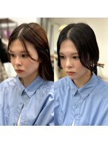 ネオリーブ クーロ(Neolive curro)&nbsp;顔まわりカット/顔まわり縮毛矯正