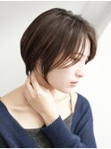 表参道白髪ぼかし髪質改善カラーウルフショートボブ40代50代60代