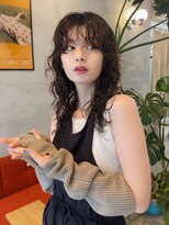 ヒュージ 表参道(huge)&nbsp;レイヤーカット/ウルフパーマ/くるくるパーマ/ニュアンスパーマ