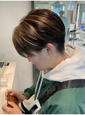 刈り上げマッシュ×ハイライト