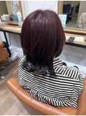 ツートンウルフカット