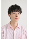 爽やかマッシュパーマ