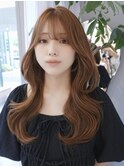 【kumu】韓国風/レイヤーカット/透明感/ロング/艶感/グレージュ