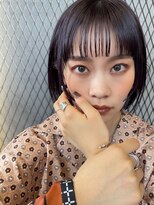 スリーバイベルベット(THREE...by velvet)&nbsp;ディープパープルカラー