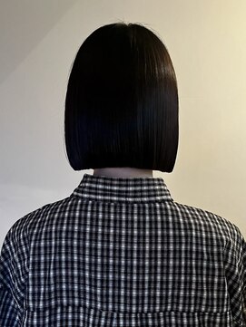 カット アトリエ ルームスリー(cut atelier room3) 酸性ストレート×ワンレンボブ