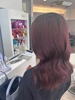 アヴァンス 広島本通店(AVANCE.)&nbsp;髪質改善ピンクラベンダーカラー