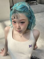 ラキング ギンザ トウキョウ(LAKING GINZA)&nbsp;くびれヘア/アプリコットオレンジ/夏/ハイライトカラー[銀座駅]