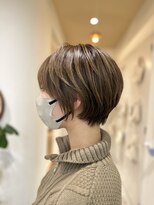 アルトル 池袋(altru) ◇大人可愛い20代30代40代50代前下がりショートボブ丸みショート