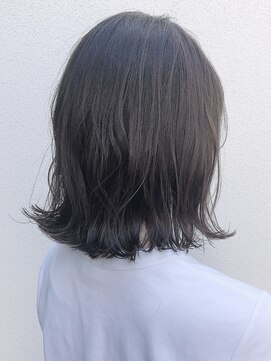 黒髪/クラゲヘアー/オリーブグレー/小顔/ココアベージュ/茨木 