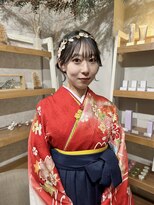 アミー 銀座(Ammy) 結婚式ヘアセット♪yu #お呼ばれヘア#ヘアセット#ヘアアレンジ