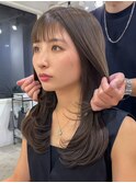 Laurel心斎橋○上品なレイヤーカット×シアーブルーグレー
