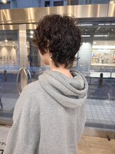 エレン 向ヶ丘遊園 登戸(ELEN)&nbsp;ドライパーマスパイラルパーマカーリーヘアハッシュショート登戸