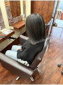 髪質改善×グレージュハイライト