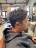 【新生活応援】【白髪が気になりだした方】カット+染め+眉カット　15780→