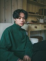 メンズエーバイフー 江坂(Men's A BY WHO)&nbsp;A BY WHO江坂/センターパート/透明感カラー