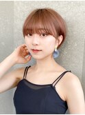 ハンサムショート/丸みショートボブ/20代30代40代50代/顔周り