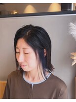 ロンド(Le rond)&nbsp;色抜けに柔らかベージュになるインナーカラー