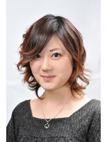 ヘアワークスフォルツァ(FORZA)&nbsp;重ため前髪が小顔なランダムウェーブ
