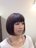 　カット&ヘアカラー&カラ－処理剤付　　￥12430→￥11000