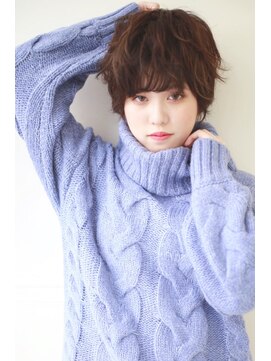 ラフィス ヘアーヴェイル 梅田店(La fith hair vail) 【La fith】 マッシュショートスタイル
