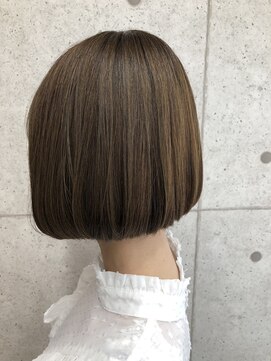 ア セカンド 清藤美容室第弐號(a sekand) [大人上品ヘアー☆]ツヤサラ重ためボブスタイル♪