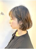 LEMO ふんわりカールの大人可愛いミニボブ