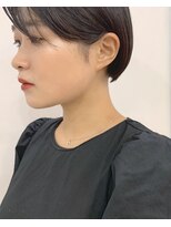 ヘアーアンドメイク シークタチカワ 立川店(Hair&Make Seek) 【seek 小峯】Aラインボブ チャコールグレー