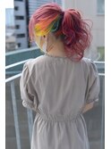 【sai】フェイスフレーミングインナーカラフル