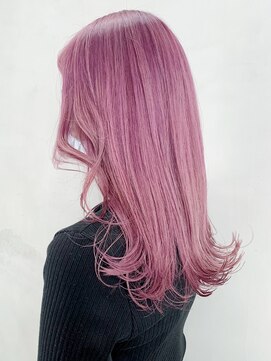 アルバム 銀座(ALBUM GINZA) ピンクバイオレット_ピンクベージュボブルフ_ba312113