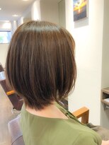 ヘアースパパズ(hairspaPAZ)&nbsp;カーキベージュイメチェンナチュラルボブ 祐天寺.髪質改善.COTA