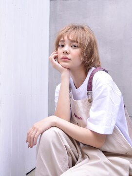 コイ(coii) 【coii】ミルクティーベージュの小顔ボブ(原宿/表参道)