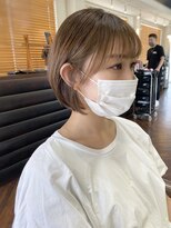 ビール 今泉店(BEER)&nbsp;【BEER 山崎雄太朗】髪質改善縮毛矯正×ハイトーンボブ before有