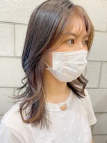 ヴィックス クリスタル(VIC’S crystal) インナーカタログ》ミルクティー色の、フェイスフレーミング＊