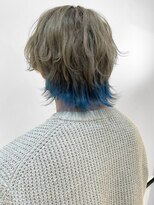 ヘアーメイクオズ(hair make O/S)&nbsp;ヘアメイクオズ＆佐藤魁人　裾カラーブルー