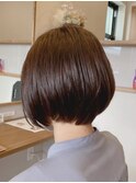 ショート×オリーブアッシュ